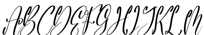 Melanytha Italic Font UPPERCASE