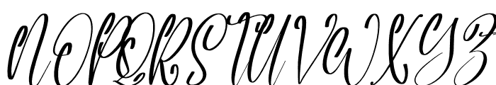 Melanytha Italic Font UPPERCASE