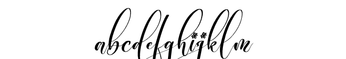 Melanytha Italic Font LOWERCASE