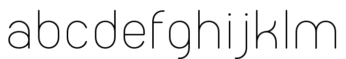 Melaround Regular Font LOWERCASE