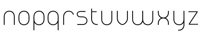 Melaround Regular Font LOWERCASE