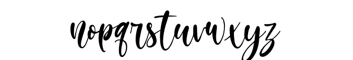 Melatie Font LOWERCASE