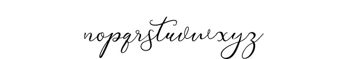 Melatya script Font LOWERCASE