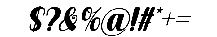 Melca Italic Font OTHER CHARS