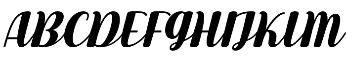 Melca Italic Font UPPERCASE