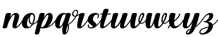 Melca Italic Font LOWERCASE