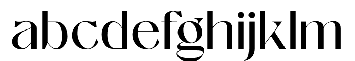 Melforine Regular Font LOWERCASE