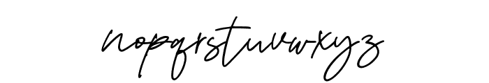 Melidaysignature-Regular Font LOWERCASE