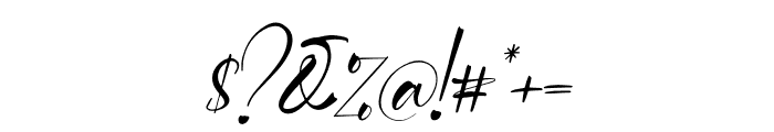 Melinda Amatha Italic Font OTHER CHARS