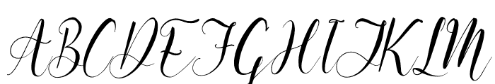 Melinda Amatha Italic Font UPPERCASE