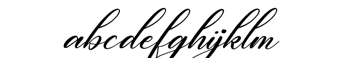 Melintyca Italic Font LOWERCASE