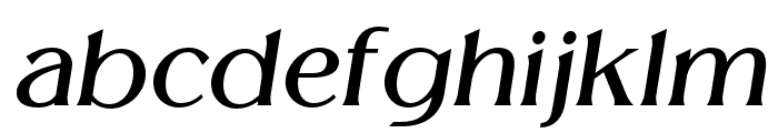Melion-MediumItalic Font LOWERCASE
