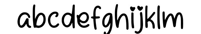 Meliowra Regular Font LOWERCASE