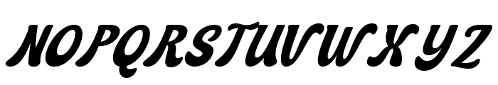 Melisa Chookies Font UPPERCASE