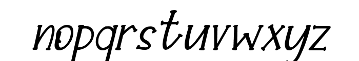 Melky Strike Italic Font LOWERCASE