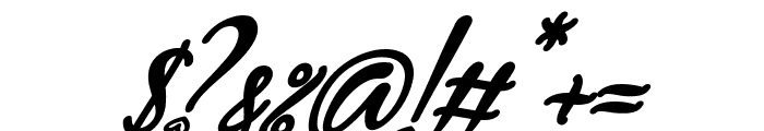 Mella Sweet Italic Font OTHER CHARS