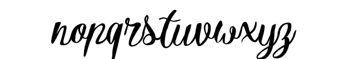 Melliana Script Font LOWERCASE