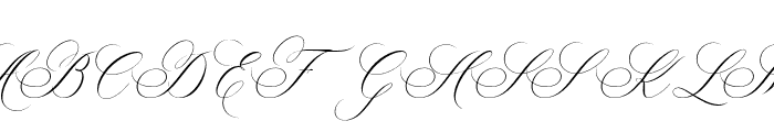 Mellintina Calligraphy Regular Font UPPERCASE