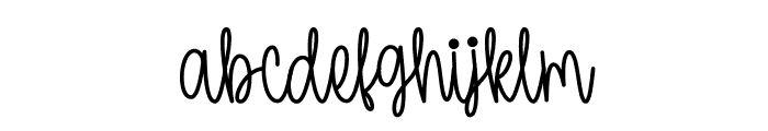 Mellisa Handwritten Font LOWERCASE