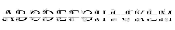 Mellisa Jonathan Monogram 1 Font LOWERCASE
