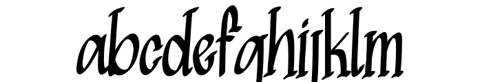 Mellorine Font LOWERCASE