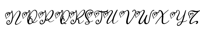 Melly Beauty Italic Font UPPERCASE