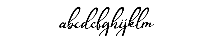 Melly Beauty Italic Font LOWERCASE