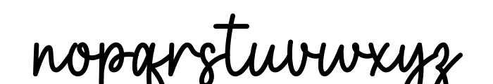 Melly Cute Font LOWERCASE
