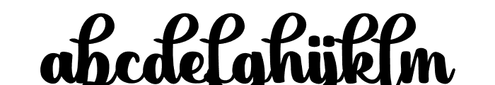 Melly Dream Font LOWERCASE