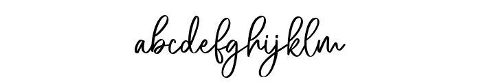 Melly hailey Font LOWERCASE