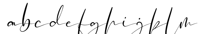 Mellyani Script Italic Font LOWERCASE