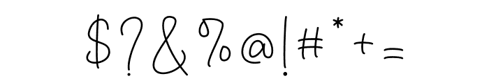 Melodiana Font OTHER CHARS