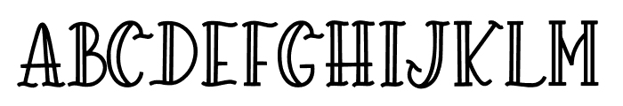 Melodical Font UPPERCASE