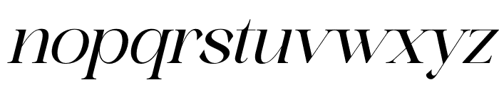 Melodies Constellation Serif Italic Font LOWERCASE