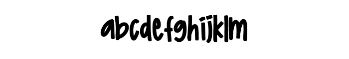Melodisty Font LOWERCASE