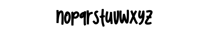 Melodisty Font LOWERCASE