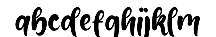 Melody Christmas Font LOWERCASE