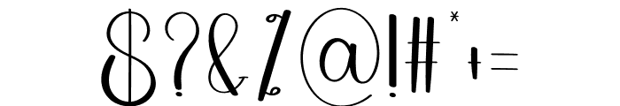 Melody Summer Font OTHER CHARS