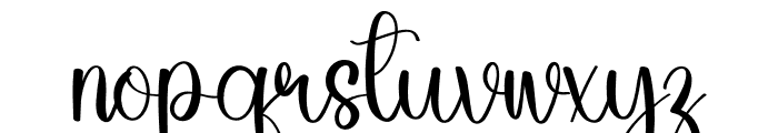 Melody Summer Font LOWERCASE