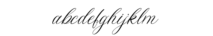 Melody of Love Font LOWERCASE