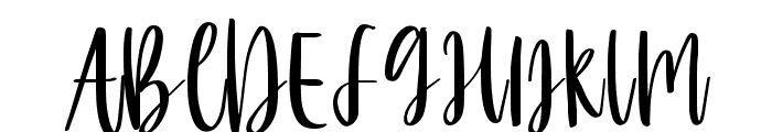 MelodySantiago-Regular Font UPPERCASE