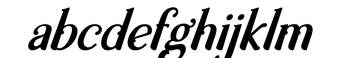 Melogia Bold Italic Font LOWERCASE