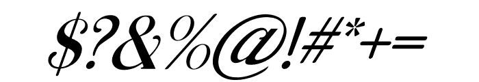 Melogia Italic Font OTHER CHARS