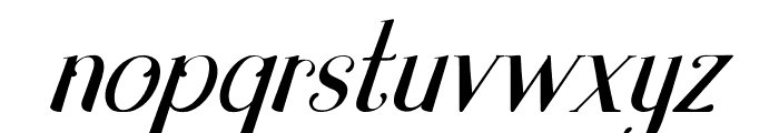 Melogia Italic Font LOWERCASE