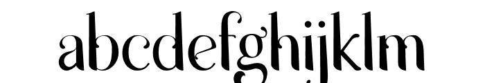 Melogia Font LOWERCASE
