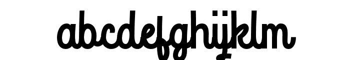 Meloncholie Regular Font LOWERCASE