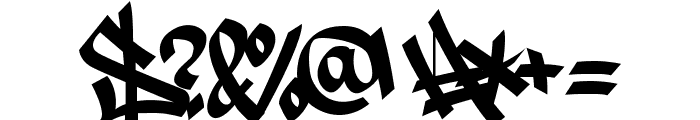 Meltdown Phantom Swash Font OTHER CHARS