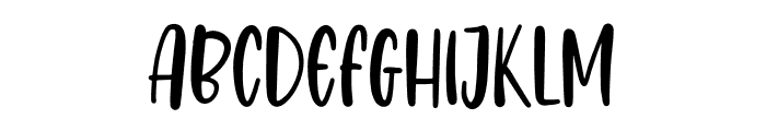 Melted Cheese Font UPPERCASE