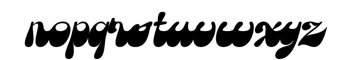 Meltigo Italic Font LOWERCASE