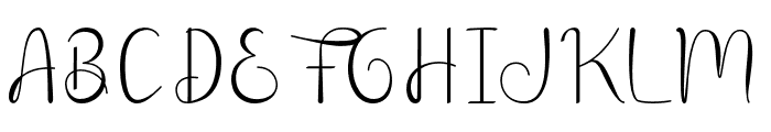 Meltinghones Font UPPERCASE